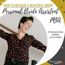 Load image into Gallery viewer, Bruidsmeisje te huur, persoonlijke assistent voor de bruid. Zuid Holland Haar en make-up op locatei