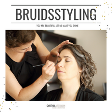 Load image into Gallery viewer, Bruidsvisagie aan huis incl proefsessie in de winkel in Naaldwijk Visagie Makeup Studio